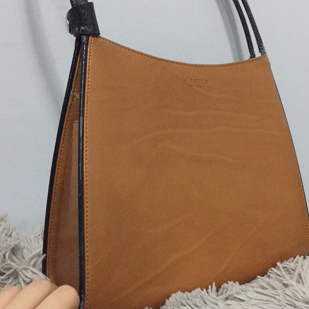 Kate spade brown vintage zippered handbag